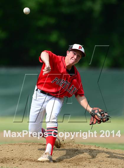 Thumbnail 2 in Trinity Catholic vs. Portland (CIAC Class S Semifinal) photogallery.