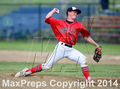 Thumbnail 2 in Trinity Catholic vs. Portland (CIAC Class S Semifinal) photogallery.