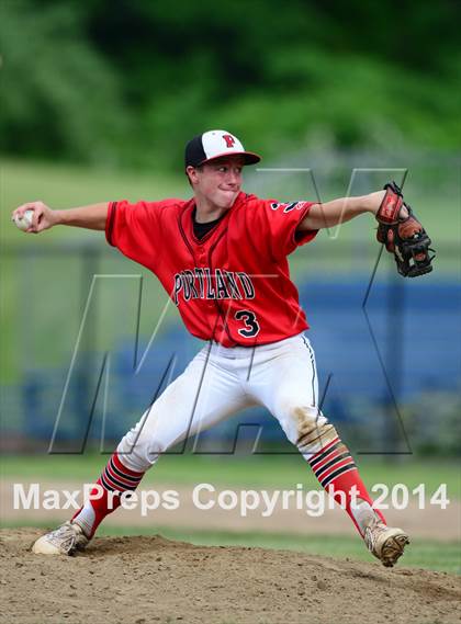 Thumbnail 2 in Trinity Catholic vs. Portland (CIAC Class S Semifinal) photogallery.
