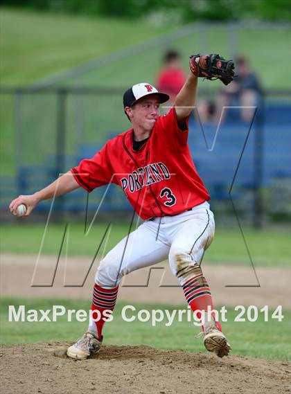 Thumbnail 2 in Trinity Catholic vs. Portland (CIAC Class S Semifinal) photogallery.