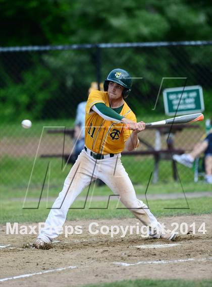 Thumbnail 3 in Trinity Catholic vs. Portland (CIAC Class S Semifinal) photogallery.