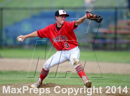 Thumbnail 3 in Trinity Catholic vs. Portland (CIAC Class S Semifinal) photogallery.
