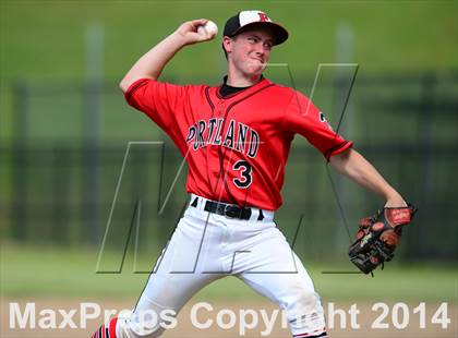 Thumbnail 2 in Trinity Catholic vs. Portland (CIAC Class S Semifinal) photogallery.