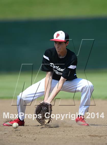 Thumbnail 2 in Trinity Catholic vs. Portland (CIAC Class S Semifinal) photogallery.