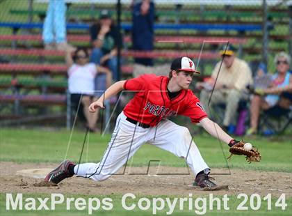 Thumbnail 2 in Trinity Catholic vs. Portland (CIAC Class S Semifinal) photogallery.