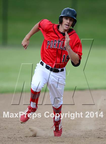 Thumbnail 1 in Trinity Catholic vs. Portland (CIAC Class S Semifinal) photogallery.