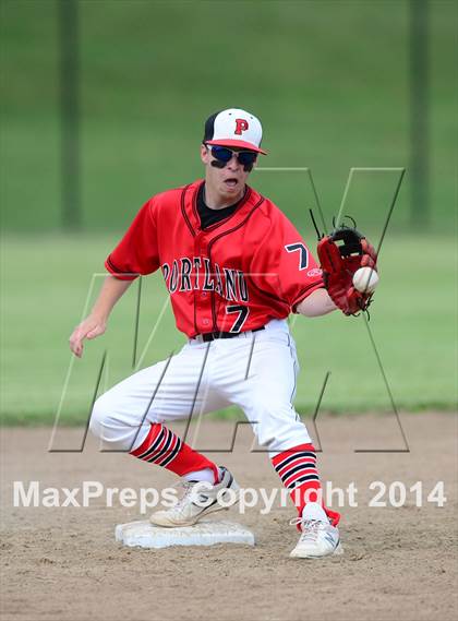 Thumbnail 1 in Trinity Catholic vs. Portland (CIAC Class S Semifinal) photogallery.