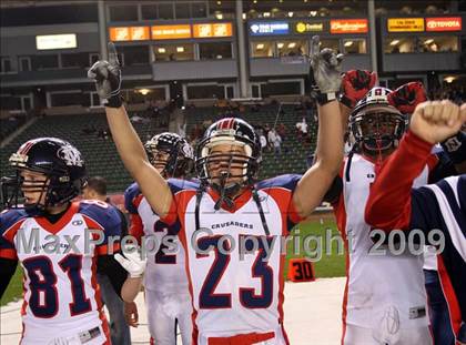 Thumbnail 1 in Modesto Christian vs. Parker (CIF State Small Schools Final) photogallery.