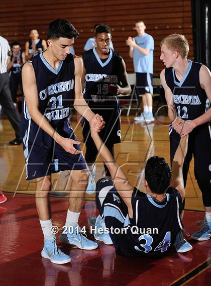 Thumbnail 2 in Palm Springs vs. Crescenta Valley (MaxPreps Holiday Classic) photogallery.