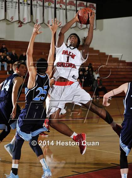 Thumbnail 2 in Palm Springs vs. Crescenta Valley (MaxPreps Holiday Classic) photogallery.