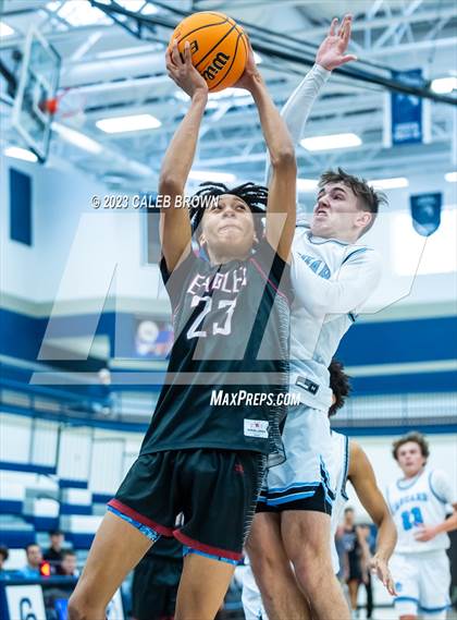 Thumbnail 3 in Layton Christian Academy vs. West Jordan (Corner Canyon Tournament of Champions) photogallery.