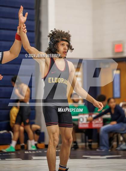 Thumbnail 1 in Eldorado vs. Rancho (Spring Valley Duals Final Round 1) photogallery.
