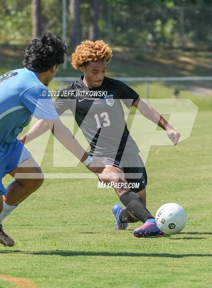 Thumbnail 3 in South View vs. Overhills (3rd Annual 'B-Nice To You Heart' Boys' Soccer Jamboree) photogallery.