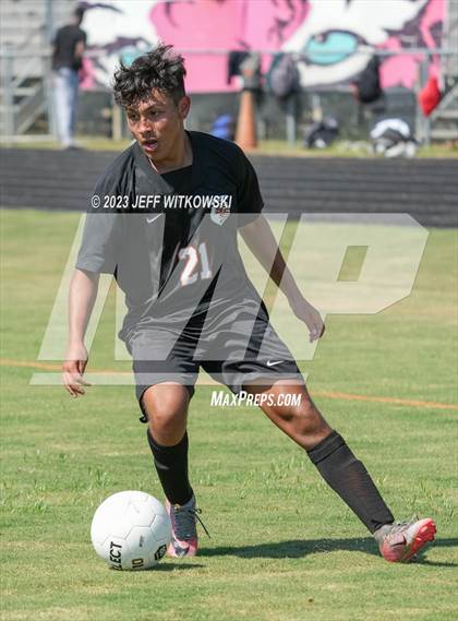 Thumbnail 2 in South View vs. Overhills (3rd Annual 'B-Nice To You Heart' Boys' Soccer Jamboree) photogallery.