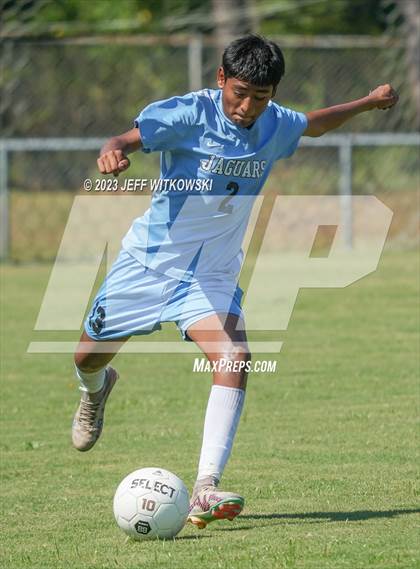 Thumbnail 1 in South View vs. Overhills (3rd Annual 'B-Nice To You Heart' Boys' Soccer Jamboree) photogallery.