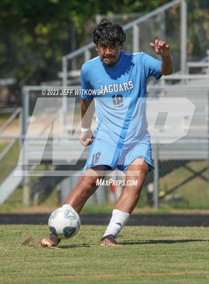 Thumbnail 3 in South View vs. Overhills (3rd Annual 'B-Nice To You Heart' Boys' Soccer Jamboree) photogallery.