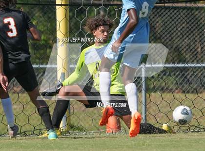 Thumbnail 2 in South View vs. Overhills (3rd Annual 'B-Nice To You Heart' Boys' Soccer Jamboree) photogallery.