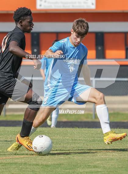 Thumbnail 1 in South View vs. Overhills (3rd Annual 'B-Nice To You Heart' Boys' Soccer Jamboree) photogallery.