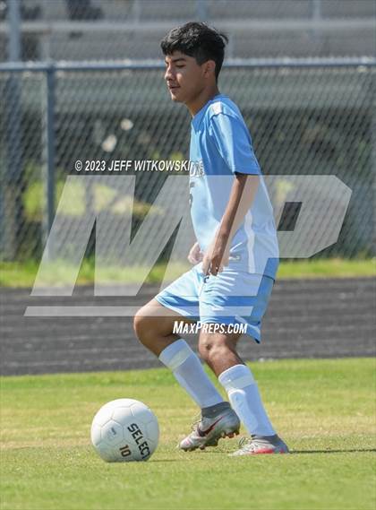 Thumbnail 1 in South View vs. Overhills (3rd Annual 'B-Nice To You Heart' Boys' Soccer Jamboree) photogallery.