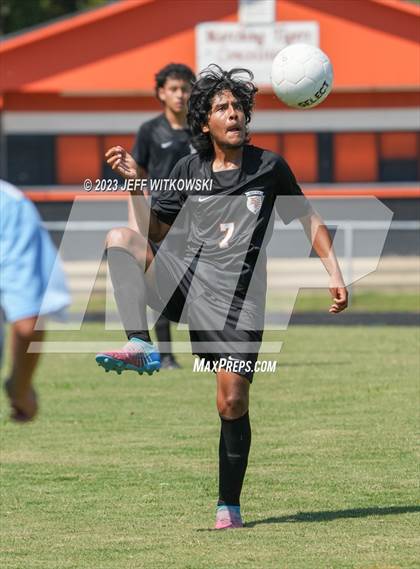 Thumbnail 3 in South View vs. Overhills (3rd Annual 'B-Nice To You Heart' Boys' Soccer Jamboree) photogallery.