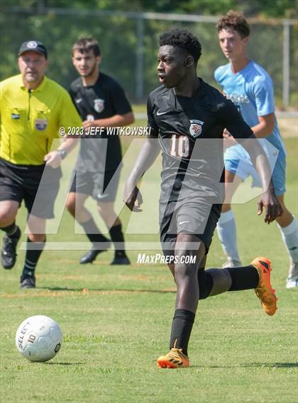 Thumbnail 3 in South View vs. Overhills (3rd Annual 'B-Nice To You Heart' Boys' Soccer Jamboree) photogallery.