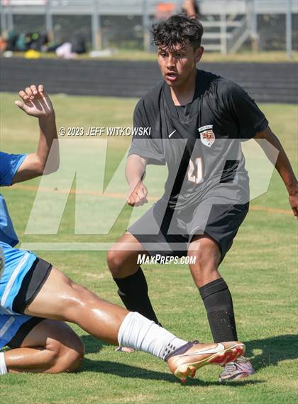Thumbnail 1 in South View vs. Overhills (3rd Annual 'B-Nice To You Heart' Boys' Soccer Jamboree) photogallery.