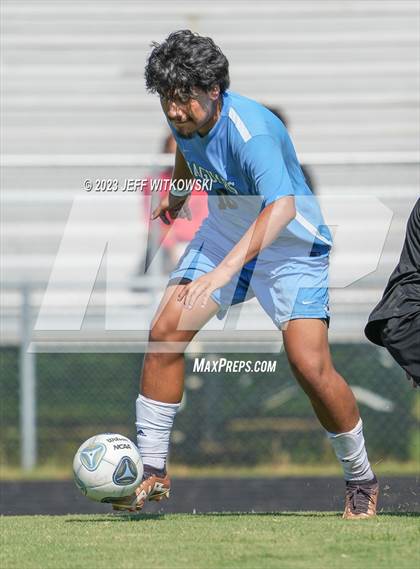 Thumbnail 2 in South View vs. Overhills (3rd Annual 'B-Nice To You Heart' Boys' Soccer Jamboree) photogallery.