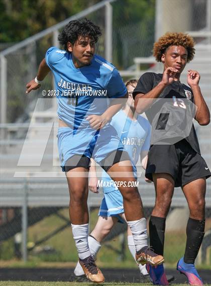 Thumbnail 2 in South View vs. Overhills (3rd Annual 'B-Nice To You Heart' Boys' Soccer Jamboree) photogallery.