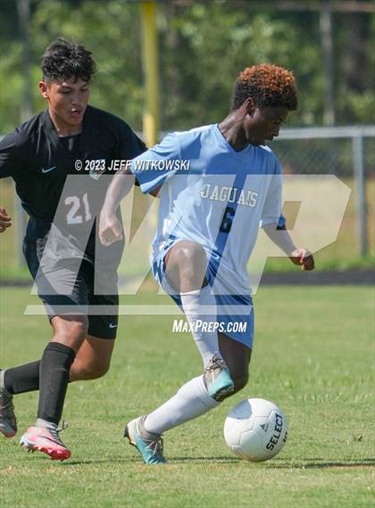 Thumbnail 1 in South View vs. Overhills (3rd Annual 'B-Nice To You Heart' Boys' Soccer Jamboree) photogallery.
