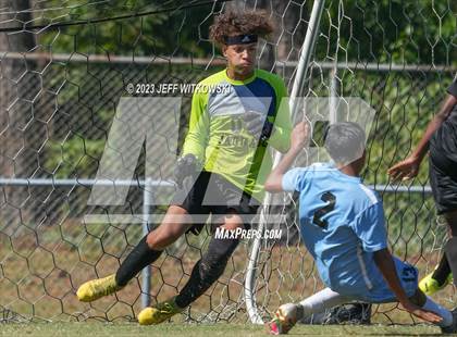Thumbnail 3 in South View vs. Overhills (3rd Annual 'B-Nice To You Heart' Boys' Soccer Jamboree) photogallery.