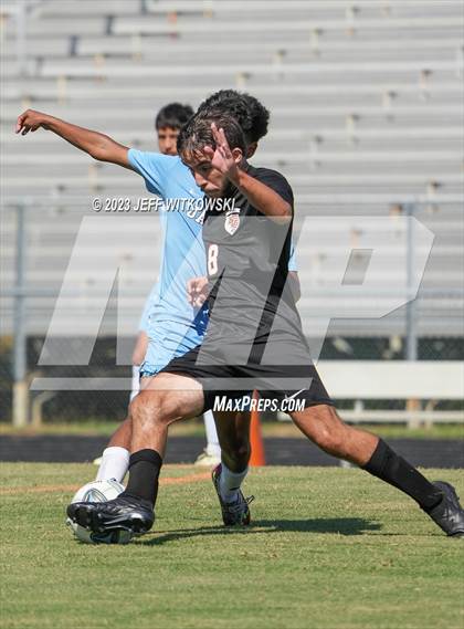 Thumbnail 2 in South View vs. Overhills (3rd Annual 'B-Nice To You Heart' Boys' Soccer Jamboree) photogallery.