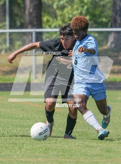 Thumbnail 2 in South View vs. Overhills (3rd Annual 'B-Nice To You Heart' Boys' Soccer Jamboree) photogallery.