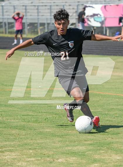 Thumbnail 1 in South View vs. Overhills (3rd Annual 'B-Nice To You Heart' Boys' Soccer Jamboree) photogallery.