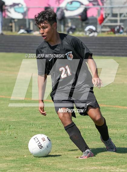 Thumbnail 3 in South View vs. Overhills (3rd Annual 'B-Nice To You Heart' Boys' Soccer Jamboree) photogallery.