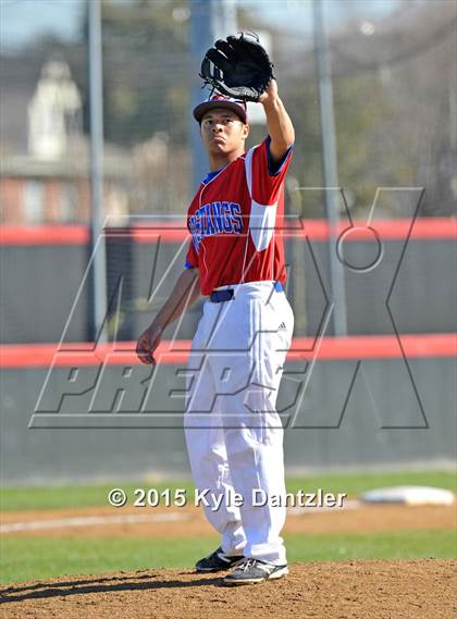 Thumbnail 3 in Nolan Catholic vs Midland Christian (Texas Private School Classic) photogallery.
