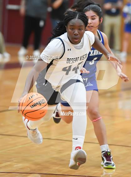 Thumbnail 2 in Xavier College Prep vs. Desert Vista (AIA Open Semifinal) photogallery.
