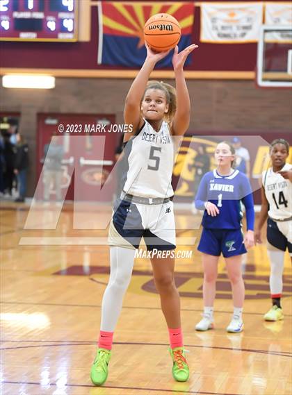 Thumbnail 3 in Xavier College Prep vs. Desert Vista (AIA Open Semifinal) photogallery.