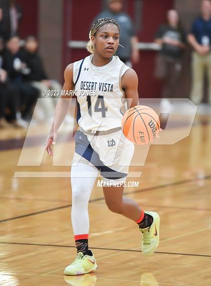 Thumbnail 1 in Xavier College Prep vs. Desert Vista (AIA Open Semifinal) photogallery.