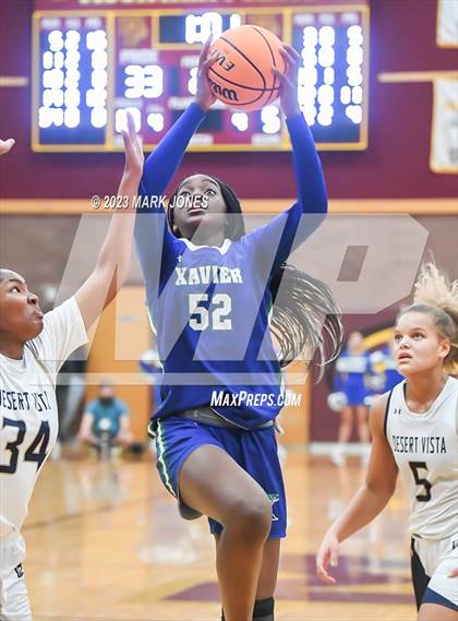 Thumbnail 2 in Xavier College Prep vs. Desert Vista (AIA Open Semifinal) photogallery.