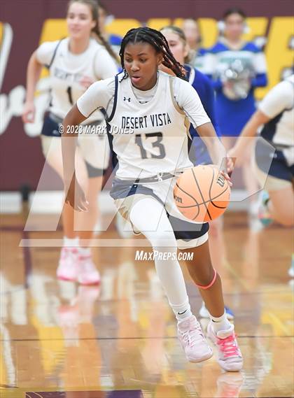 Thumbnail 3 in Xavier College Prep vs. Desert Vista (AIA Open Semifinal) photogallery.