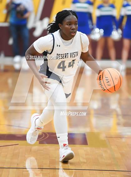 Thumbnail 3 in Xavier College Prep vs. Desert Vista (AIA Open Semifinal) photogallery.