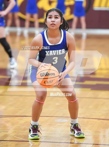 Thumbnail 3 in Xavier College Prep vs. Desert Vista (AIA Open Semifinal) photogallery.