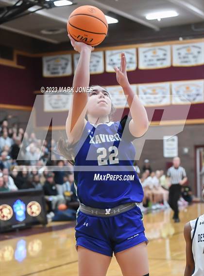 Thumbnail 2 in Xavier College Prep vs. Desert Vista (AIA Open Semifinal) photogallery.