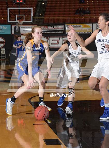 Thumbnail 2 in Forest Lake Christian vs. Ripon Christian (CIF SJS D6 Final) photogallery.