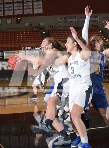 Thumbnail 3 in Forest Lake Christian vs. Ripon Christian (CIF SJS D6 Final) photogallery.