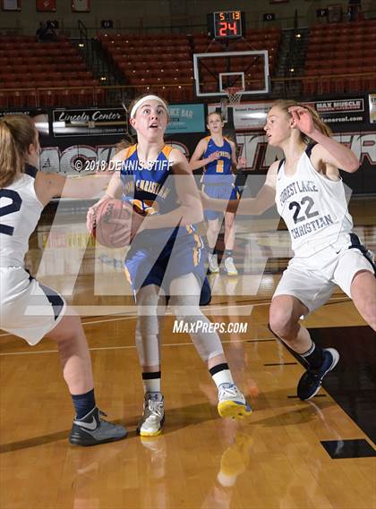 Thumbnail 3 in Forest Lake Christian vs. Ripon Christian (CIF SJS D6 Final) photogallery.