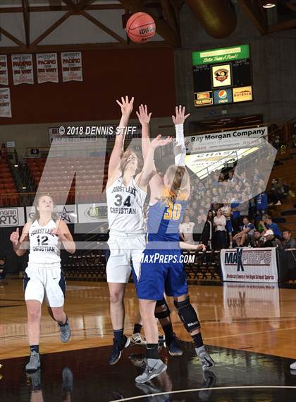 Thumbnail 3 in Forest Lake Christian vs. Ripon Christian (CIF SJS D6 Final) photogallery.