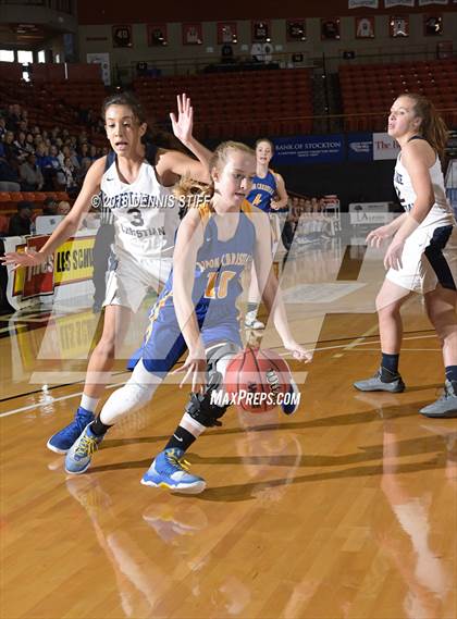 Thumbnail 1 in Forest Lake Christian vs. Ripon Christian (CIF SJS D6 Final) photogallery.