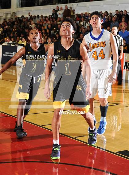 Thumbnail 2 in Bishop Amat vs. Notre Dame (CIF-SS D3A Finals) photogallery.