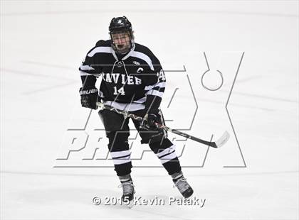 Thumbnail 1 in Xavier vs. Darien (CIAC D1 Semiinal) photogallery.